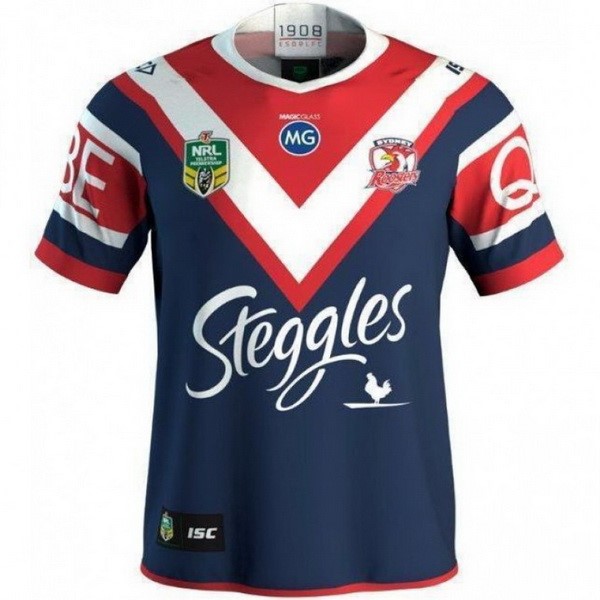 Camiseta Sydney Roosters 1ª 2018 Azul